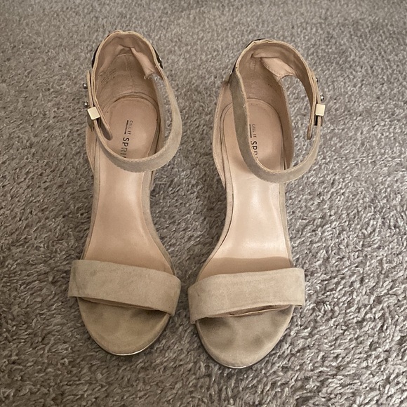 Nude Sandals heels 7.5 - Picture 2 of 2